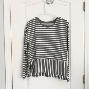 Striped long sleeve shirt
